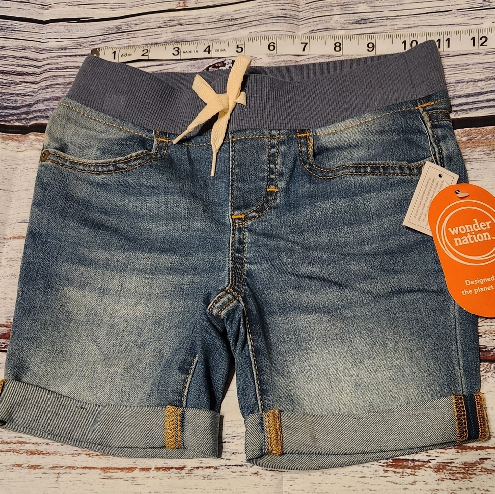 Girls Wonder Nation Blue Jean Shorts